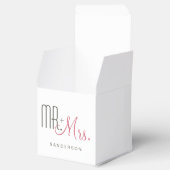 レトロモダン結婚式の引き出物箱 フェイバーボックス (オープン)