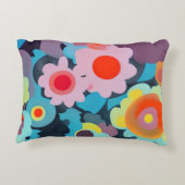 レトロモダン花 アクセントクッション (裏面)