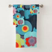 レトロモダン花 バスタオルセット (インサイチュ)