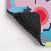 レトロモダン花 マウスパッド (コーナー)