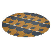 レトロモダン花：北欧の幾何学的。 カッティングボード (角)