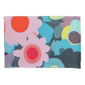 レトロモダン花 枕カバー (正面)