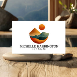 レトロモダン高架ピークスライフコーチホワイト 名刺