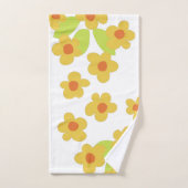 レトロモダン60代70代のバスタオルセット バスタオルセット (ハンドタオル)