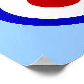 レトロモダン60円模様 ポスター (角)