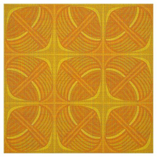 レトロモダン60年代70年代の織物パターン ファブリック (見本)