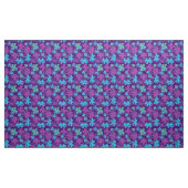 レトロモダン60年代70年代の花文柄 ファブリック (ヤード)