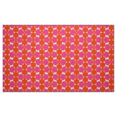 レトロモダン60年代70年代の花模様 ファブリック (ファットクウォーター)