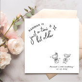 レトロモダンA Tiniビット30歳の誕生日 スタンダードカクテルナプキン