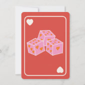 レトロモダンDate Slot Machineの保存結婚方法 招待状 (裏面)