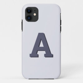 レトロモノグラムイニシャル モダン iPhone 11 ケース