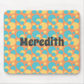 レトロモノグラム マウスパッド (正面)