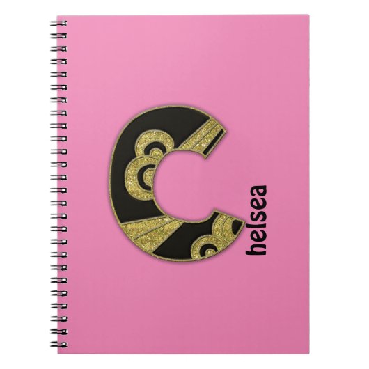 レトロモノグラム – C ノートブック (正面)