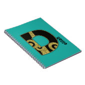 レトロモノグラム – D ノートブック (右側)