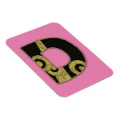 レトロモノグラム – D マグネット (右側)