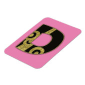 レトロモノグラム – D マグネット (左側)