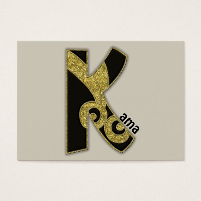 レトロモノグラム – K (正面)