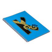 レトロモノグラム – K ノートブック (右側)