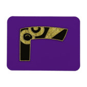 レトロモノグラム – L マグネット (横)