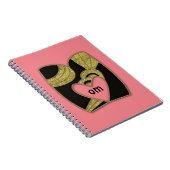 レトロモノグラム – M ノートブック (右側)