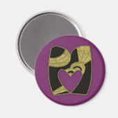 レトロモノグラム – M マグネット (正面/裏面)