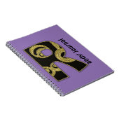 レトロモノグラム – R ノートブック (右側)