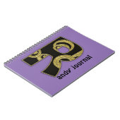 レトロモノグラム – R ノートブック (左側)