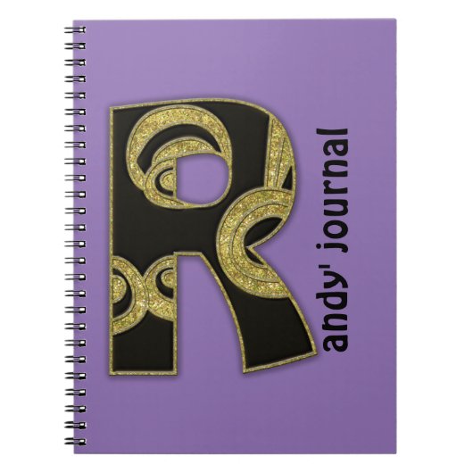 レトロモノグラム – R ノートブック (正面)