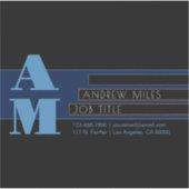 レトロモノグラモダンムおよび編集可能なシェイプとカラー シール (正面)