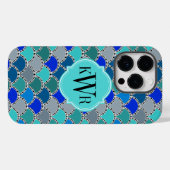 レトロモノグロムはかりで測 Case-Mate iPhoneケース (裏面 (横))