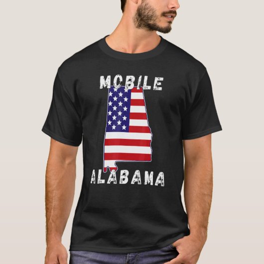 レトロモバイルALアラバマアパレルサミナリー Tシャツ (正面)