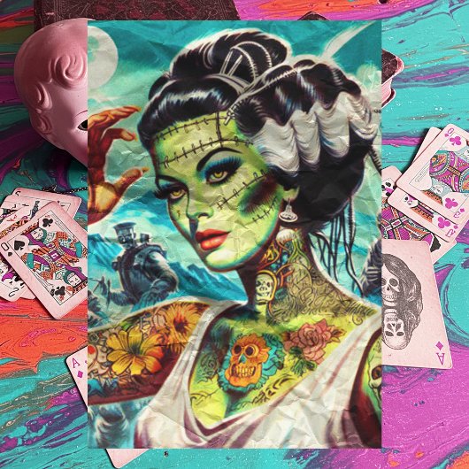 レトロモンスターガール 薄葉紙