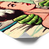 レトロモンスターラブ漫画 ポスター (角)