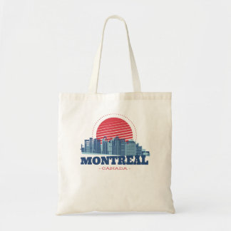 レトロモントリオール、カナダスカイラインクラシックTシャツ トートバッグ