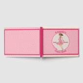 レトロモンミーブルネットベビーシャワーパーティー ゲストブック (全面)