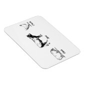 レトロモーインククラックピッグカウチキン マグネット (右側)