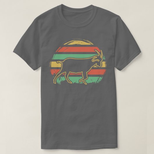 レトロヤギ1 Tシャツ (デザイン正面)