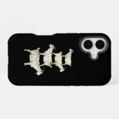 レトロヤギ iPhone 16ケース (裏面横)