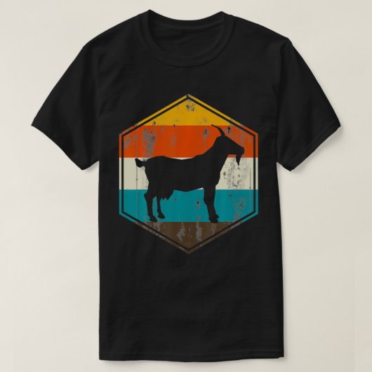 レトロヤギ Tシャツ (デザイン正面)