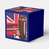 レトロユニオンジャックロンドンバスレッド電話ブース フェイバーボックス (裏面サイド)