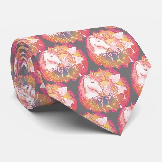 レトロユニコーンタイ ネクタイ (ロール)