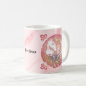 レトロユニコーン コーヒーマグカップ (正面右)