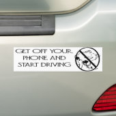 レトロユーモア バンパーステッカー (車上)