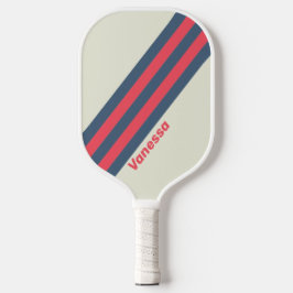 レトロヨットクストライプラブ名 ピックルボールラケット