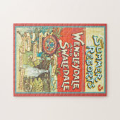 レトロヨークシャー鉄道観光客ガイドカバーアート ジグソーパズル (横)