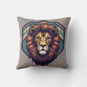 レトロライオン クッション (裏面)