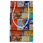 レトロライセンスプレート収集 スモールペーパーバッグ (正面)