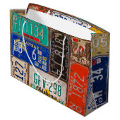 レトロライセンスプレート収集 ラージペーパーバッグ (裏面アングル)