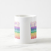 レトロライターレインボー コーヒーマグカップ (中央)