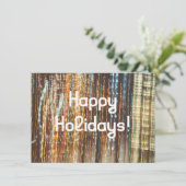 レトロライツハッピーホリデー カード (スタンド正面)